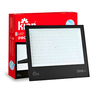 Refletor LED 200W 6500K Preto Bivolt Kian