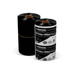 Lona Dupla Face 8 m 100 micras Preta e Branca 40 kg Lonax