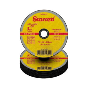 Disco de Corte para Inox 7" x 1,6 mm x 7/8" Starrett